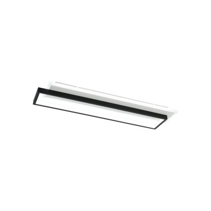 Brilagi - LED димируемо таванно осветително тяло OUTLINE LED/66W/230V 3000-6000K 15x60 см бяло/черно + дистанционно управление