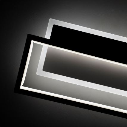 BRILAGI - LED димируемо таванно осветително тяло OUTLINE LED/66W/230V 3000-6000K 15x60 см бяло/черно + дистанционно управление