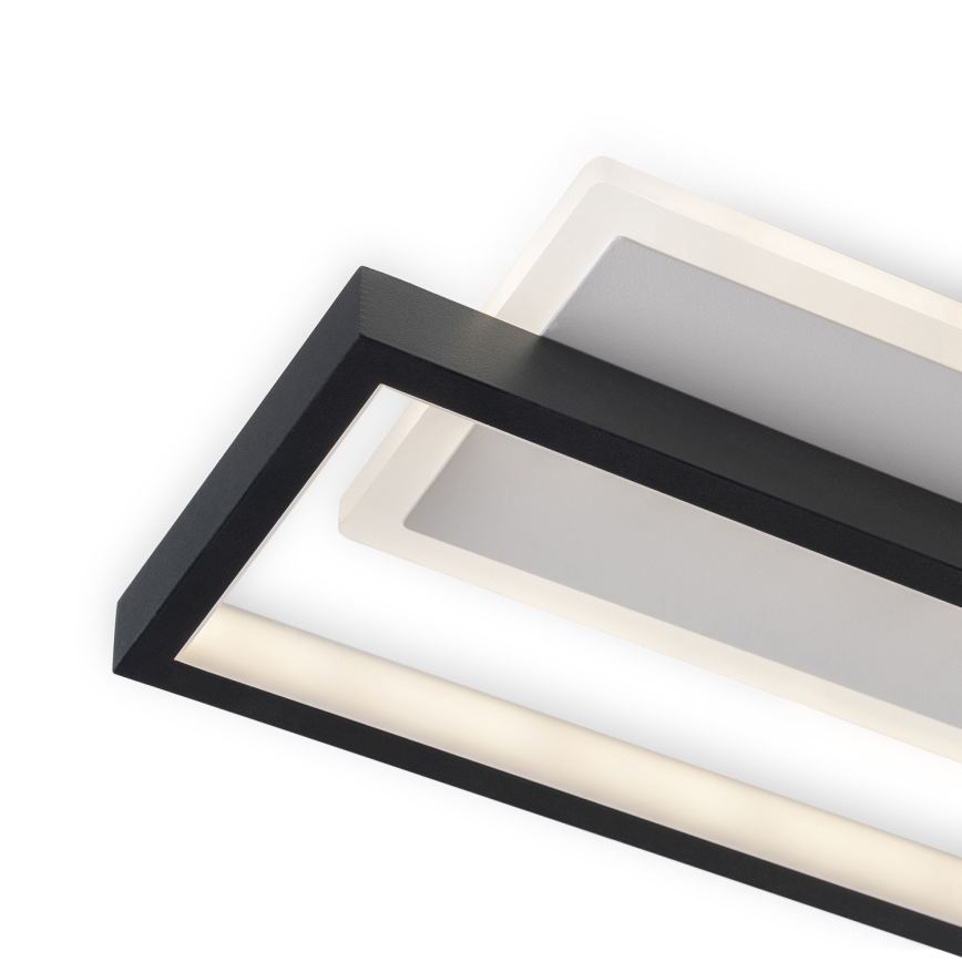 BRILAGI - LED димируемо таванно осветително тяло OUTLINE LED/66W/230V 3000-6000K 15x60 см бяло/черно + дистанционно управление