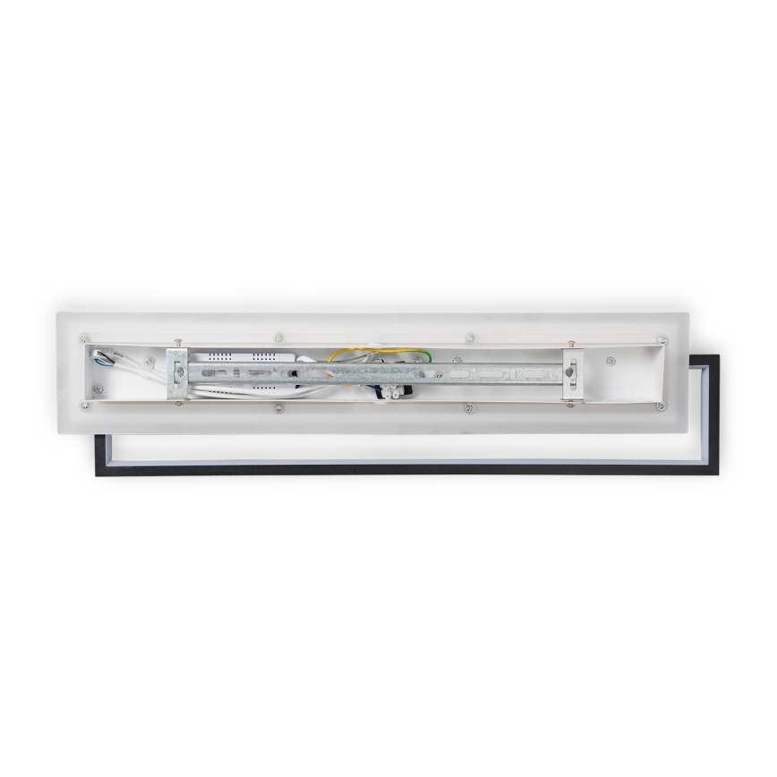 BRILAGI - LED димируемо таванно осветително тяло OUTLINE LED/66W/230V 3000-6000K 15x60 см бяло/черно + дистанционно управление
