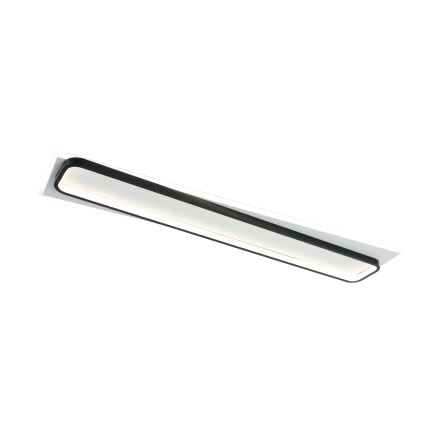Brilagi - LED димируемо таванно осветително тяло OUTLINE LED/90W/230V 3000-6000K 18x100 см бяло/черно + дистанционно управление