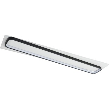 Brilagi - LED димируемо таванно осветително тяло OUTLINE LED/90W/230V 3000-6000K 18x100 см бяло/черно + дистанционно управление