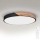 Brilagi - LED димируемо таванно осветително тяло PILANA LED/60W/230V 3000-6500K дъб/черно Ø 60 см + дистанционно управление
