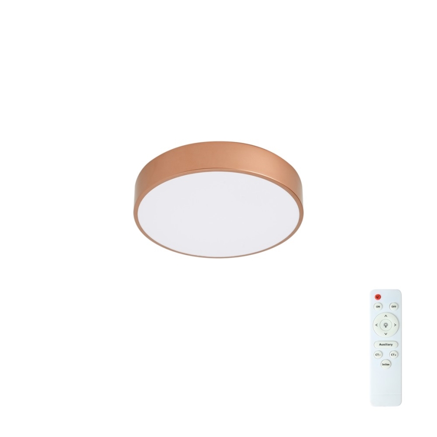 BRILAGI - LED таванно осветително тяло с димиране POOL LED/36W/230V 3000-6000K Ø 30 см медно + дистанционно управление