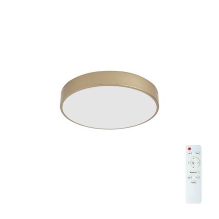 Brilagi - Димируемо таванно LED осветително тяло POOL LED/48W/230V 3000–6000K, диаметър 40 см, златисто + дистанционно управление