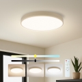 Brilagi - LED димируемо таванно осветително тяло POOL LED/60W/230V 3000-6000K Ø 50 см бежово + дистанционно управление