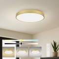 Brilagi - LED димируемо таванно осветително тяло POOL SMART LED/100W/230V 3000-6000K 80 cm златисто Wi‑Fi Tuya + дистанционно управление