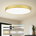 Brilagi - LED димируемо таванно осветително тяло POOL SMART LED/128W/230V 3000-6000K 100 cm златисто Wi-Fi Tuya + дистанционно управление