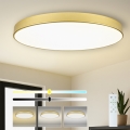 Brilagi - LED димируемо таванно осветително тяло POOL SMART LED/180W/230V 3000-6000K 120 cm златисто Wi-Fi Tuya + дистанционно управление