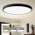 Brilagi - LED димируемо таванно осветително тяло POOL SMART LED/180W/230V 3000-6000K Ø 120 см Wi-Fi Tuya черно + дистанционно управление
