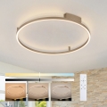 Brilagi - LED димируемо таванно осветително тяло PORTOFINO LED/60W/230V 3000-6000K Ø 80 см бежово + дистанционно управление