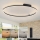 Brilagi - LED Димируемо таванно осветително тяло PORTOFINO LED/85W/230V 3000-6000K Ø 120 cm черно + дистанционно управление