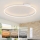 Brilagi - LED димируемо таванно осветително тяло PORTOFINO LED/85W/230V 3000-6000K Ø 120 см бяло + дистанционно управление