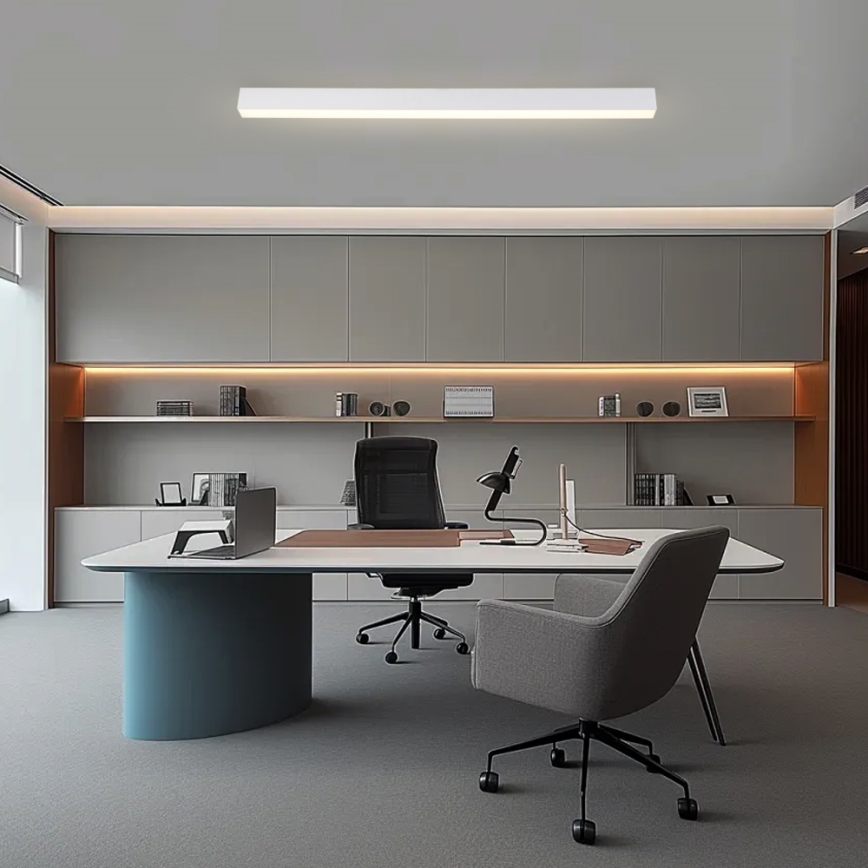 Brilagi - Димируема LED таванна лампа SLEEKLINE SMART LED/40W/230V 3000-6000K Wi-Fi Tuya бяла + дистанционно управление