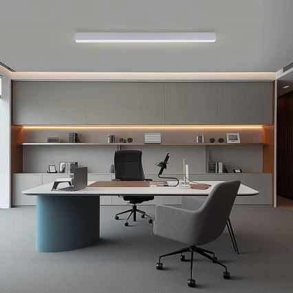 Brilagi - Димируема LED таванна лампа SLEEKLINE SMART LED/40W/230V 3000-6000K Wi-Fi Tuya сребриста + дистанционно управление