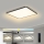Brilagi - LED димируемо таванно осветително тяло SLIMFRAME LED/58W/230V 60x60 см 3000-6000K черно + дистанционно управление