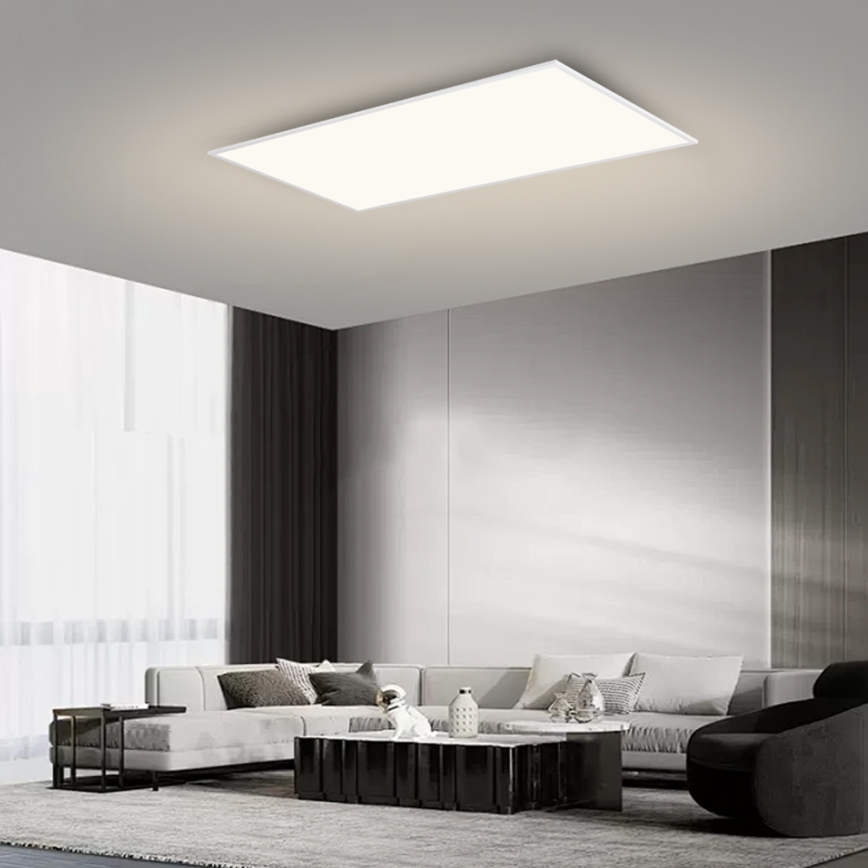 Brilagi - димируемо LED таванно осветително тяло SLIMFRAME LED/80W/230V 120x60 cm 3000-6000K бяло + дистанционно управление