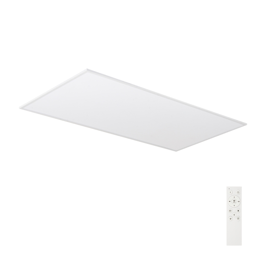 Brilagi - димируемо LED таванно осветително тяло SLIMFRAME LED/80W/230V 120x60 cm 3000-6000K бяло + дистанционно управление