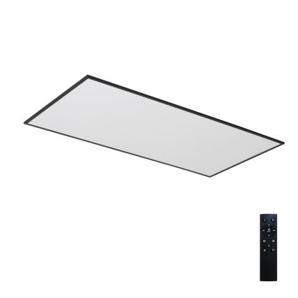 Brilagi - димируемо таванно LED осветително тяло SLIMFRAME LED/80W/230V 120x60 cm 3000-6000K черно + дистанционно управление