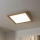 Brilagi - LED димируемо таванно осветително тяло SLIMFRAME WOOD LED/36W/230V 49,5x49,5 cm 3000-6000K кафяво + дистанционно управление