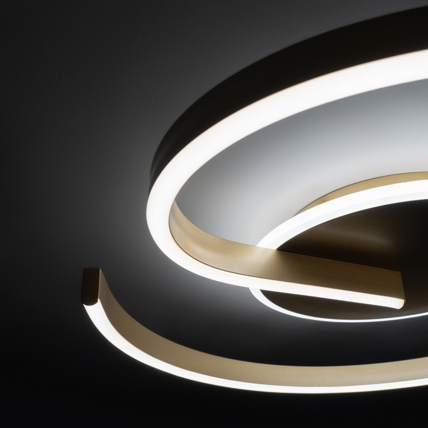 Brilagi - LED димируемо таванно осветително тяло SPIRAL LED/56W/230V Ø 50 см 3000/4000/6000K + дистанционно управление