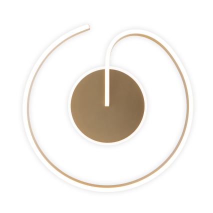 Brilagi - LED димируемо таванно осветително тяло SPIRAL LED/56W/230V Ø 50 см 3000/4000/6000K + дистанционно управление