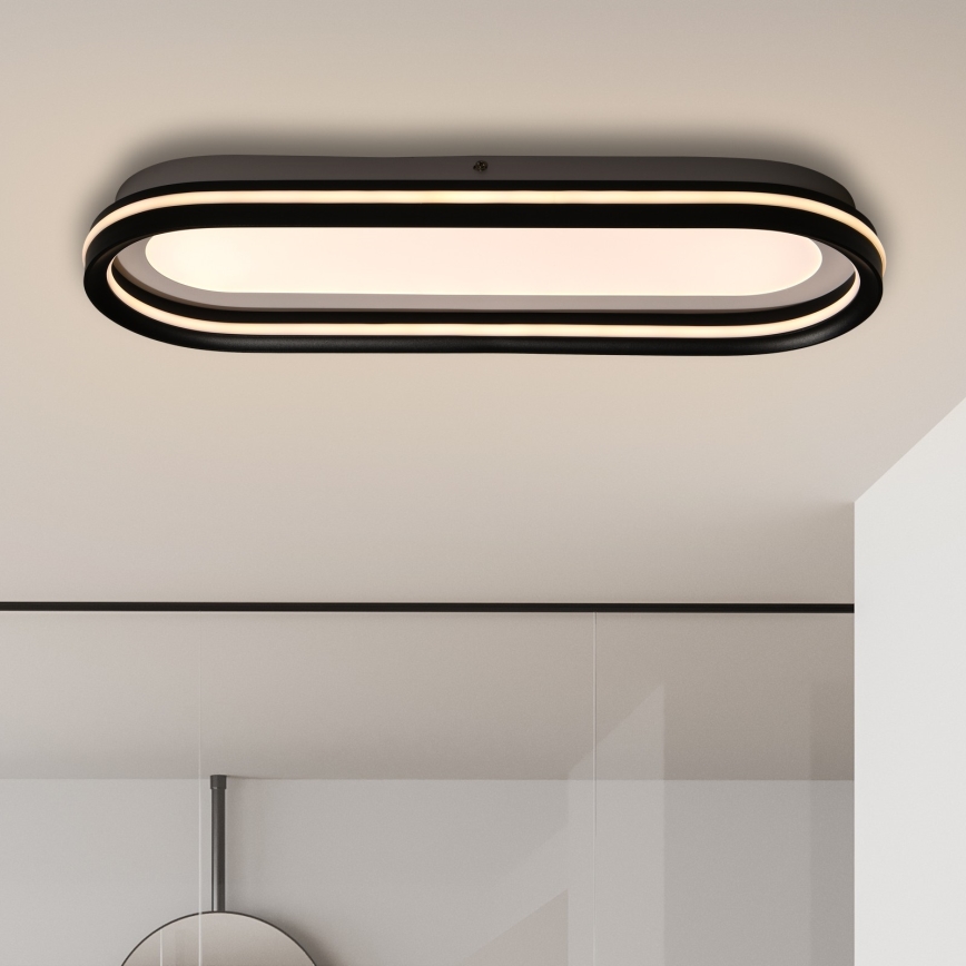 Brilagi - LED димируемо таванно осветително тяло TRIVARO LED/85W/230V 3000-6000K 20x60 cm + дистанционно управление
