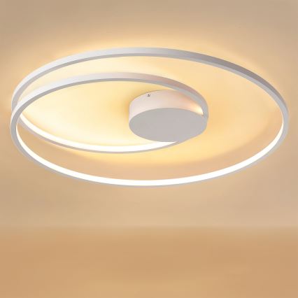 Brilagi - LED димируемо таванно осветително тяло TWISTER LED/105W/230V 3000-6000K Ø 100 cm бяло + дистанционно управление