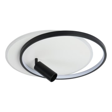Brilagi - LED димируемо таванно осветително тяло UNITY LED/48W/230V + 1xGU10/3W 3000-6000K 39x45 cm бял/черен + дистанционно управление