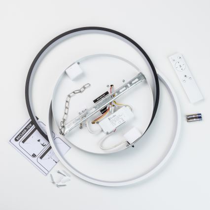 Brilagi - LED димируемо таванно осветително тяло VELO LED/70W/230V 3000-6500K 38x47,8 cm + дистанционно управление