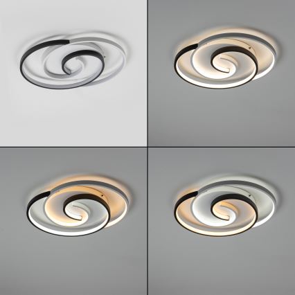 Brilagi - LED димируемо таванно осветително тяло VELO XL LED/83W/230V 3000-6500K 46,7x59,5 cm + дистанционно управление