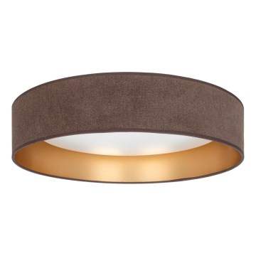Brilagi - LED димируемо таванно осветително тяло VELVET SMART VARI LED/24W/230V 3000-6500K Ø 45 см кафяво/златисто + дистанционно управление