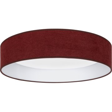 Brilagi - LED димируемо таванно осветително тяло VELVET SMARTIX LED/36W/230V 3000-6000K диаметър 55 см бордо Wi-Fi Tuya Beacon + дистанционно управление