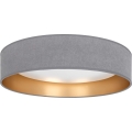 Brilagi - LED димируемо таванно осветително тяло VELVET SMARTIX LED/36W/230V 3000-6000K диаметър 55 см сиво/златисто Wi-Fi Tuya Beacon + дистанционно управление