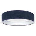 Brilagi - LED димируемо таванно осветително тяло VELVET SMARTIX STARS LED/36W/230V 3000-6000K Ø 55 см синьо Wi-Fi Tuya Beacon + дистанционно управление