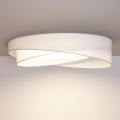 BRILAGI - LED димируемо таванно осветително тяло VELVET TWIST LED/36W/230V 3000-6000K Ø 65 см Wi-Fi Tuya Beacon бяло + дистанционно управление