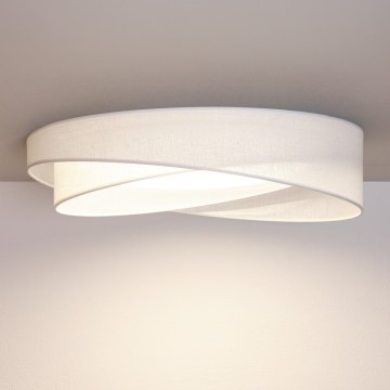 BRILAGI - LED димируемо таванно осветително тяло VELVET TWIST LED/36W/230V 3000-6000K Ø 65 см Wi-Fi Tuya Beacon бяло + дистанционно управление