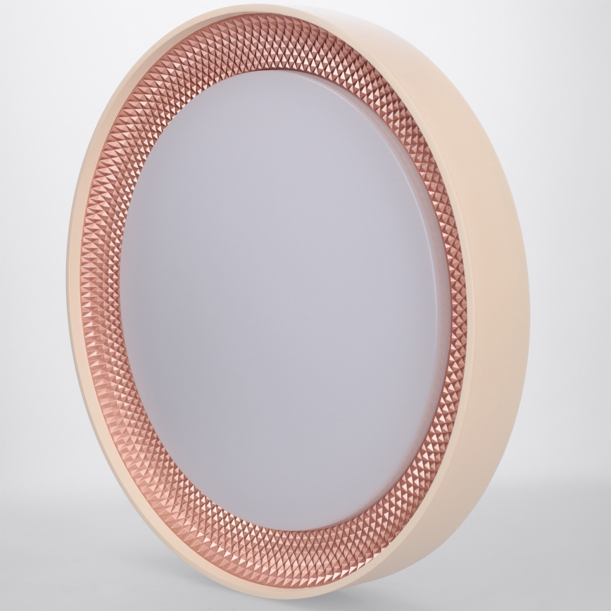 Brilagi - димируемо таванно LED осветително тяло WALDO LED/48W/230V 3000-6500K Ø 40 cm бежово/златно + дистанционно управление