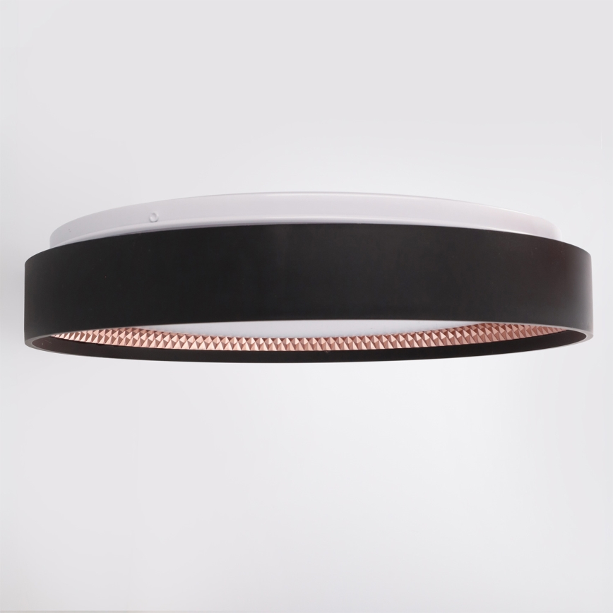 Brilagi - Димируемо LED таванно осветително тяло WALDO LED/48W/230V 3000-6500K диаметър 40 cm черно/златно + дистанционно управление