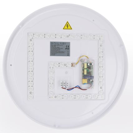 Brilagi - Димируемо LED таванно осветително тяло WALDO LED/48W/230V 3000-6500K диаметър 40 cm черно/златно + дистанционно управление