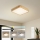 Brilagi - LED димируемо таванно осветително тяло WOODLINE SQUARE LED/48W/230V 3000-6000K дъб 40x40 cm + дистанционно управление