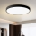 Brilagi - LED Димируемо таванно осветление POOL SMART LED/100W/230V 3000-6000K диаметр 80 см Wi-Fi Tuya черно + дистанционно управление
