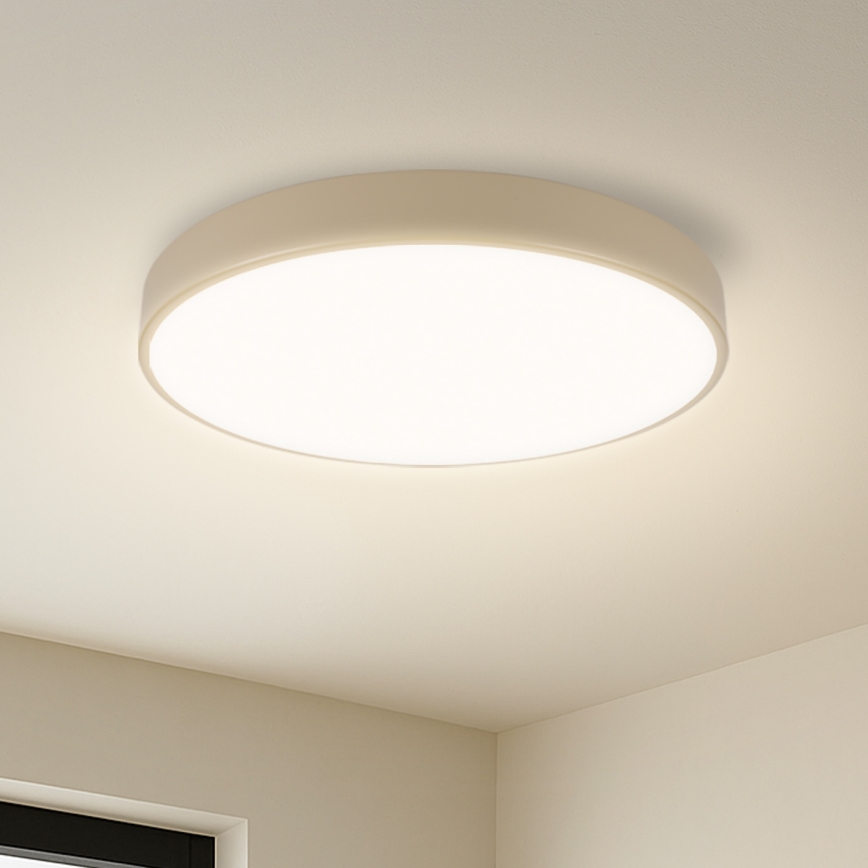 Brilagi - LED Димируемо Таванно Осветление POOL SMART LED/48W/230V диаметър 40 см Wi-Fi Tuya бежов + дистанционно