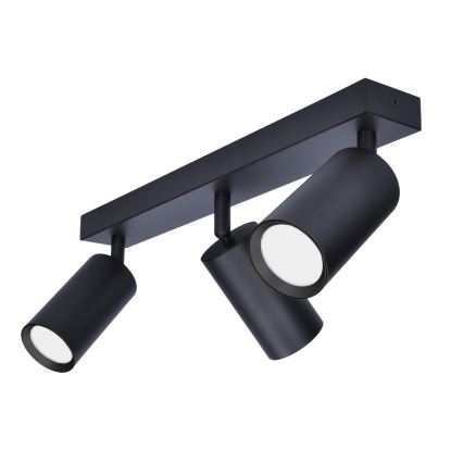 Brilagi - LED RGBW димируемо спот осветително тяло SELE, 3x GU10/4,8W/230V, 3000K, черно + дистанционно управление
