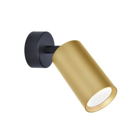 Brilagi - LED RGBW димируемо точково осветително тяло SELE GOLDEN 1xGU10/4,8W/230V 3000K черно/златисто + дистанционно управление