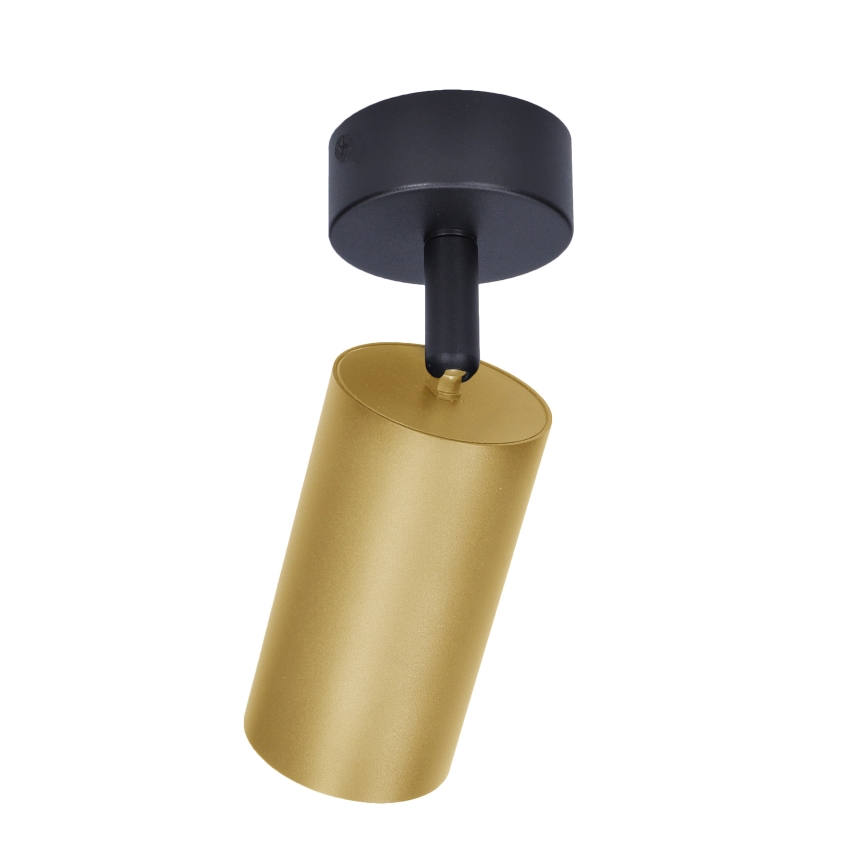 Brilagi - LED RGBW димируемо точково осветително тяло SELE GOLDEN 1xGU10/4,8W/230V 3000K черно/златисто + дистанционно управление