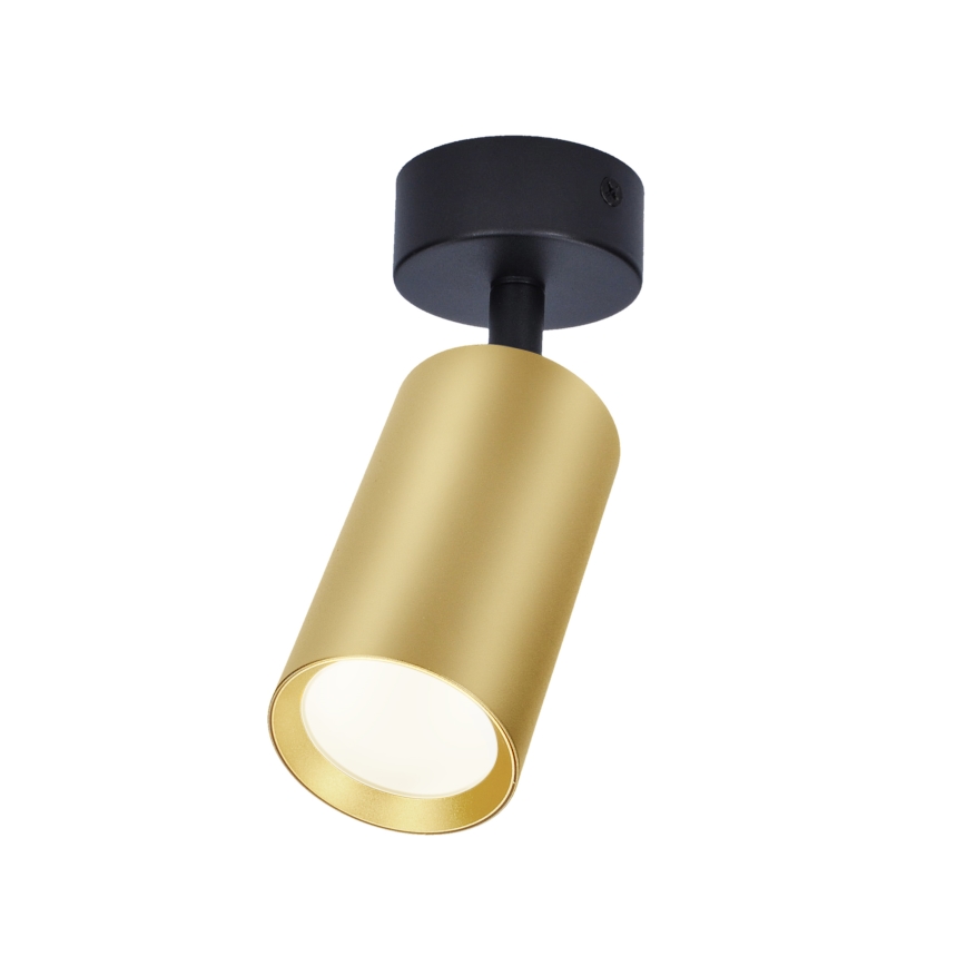 Brilagi - LED RGBW димируемо точково осветително тяло SELE GOLDEN 1xGU10/4,8W/230V 3000K черно/златисто + дистанционно управление