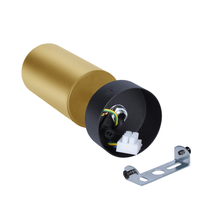 Brilagi - LED RGBW димируемо точково осветително тяло SELE GOLDEN 1xGU10/4,8W/230V 3000K черно/златисто + дистанционно управление