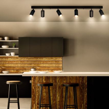 Brilagi - LED димируемо точково осветително тяло SELE 6xGU10/6,5W/230V 2700-6500K черно/златно
