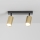 Brilagi - LED димируемо точково осветително тяло SELE GOLDEN 2xGU10/6,5W/230V 2700-6500K черно/златисто